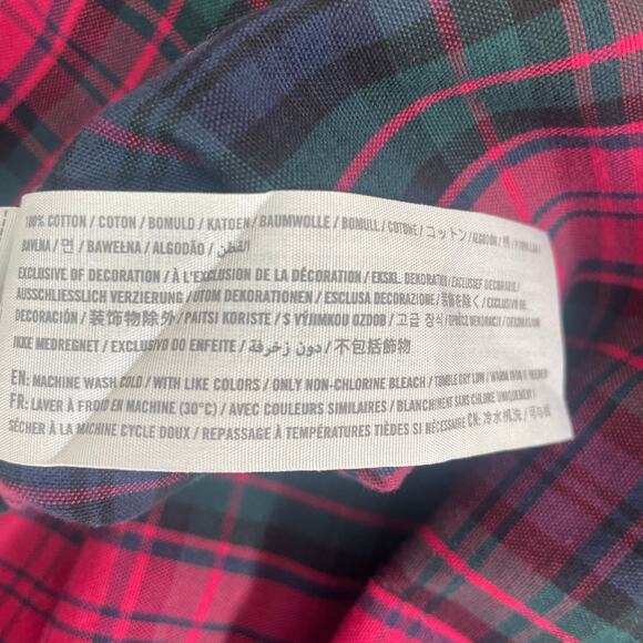 Abercrombie & Fitch Men’s Button-Down Preppy  Plaid Shirt Size Large - Picture 5 of 9